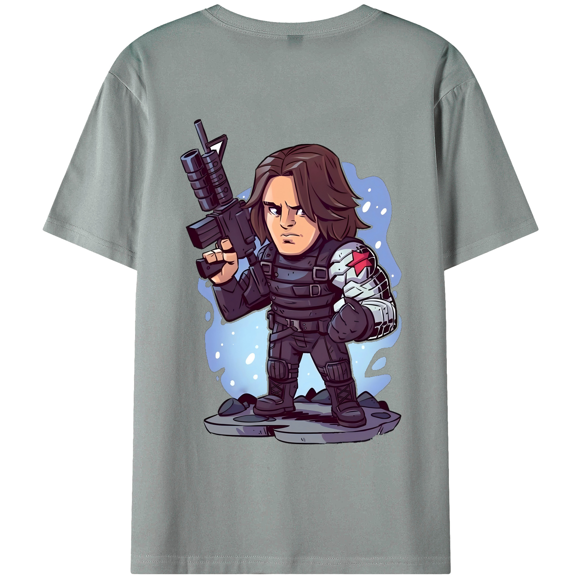 （画像用） アベンジャーズ The Avengers 綿100％ メンズ半袖Tシャツ（バックプリント） 通気性